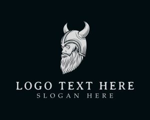 Viking Helmet Man logo