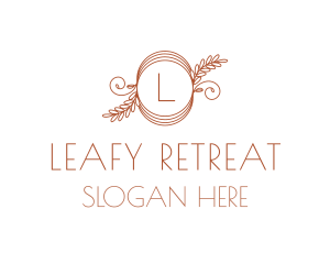 Elegant Leaves Boutique logo design