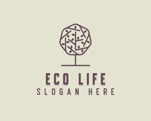 Environmental Eco Tree logo design