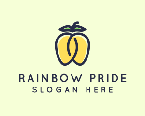 Twin Mango Fruit Pride logo design