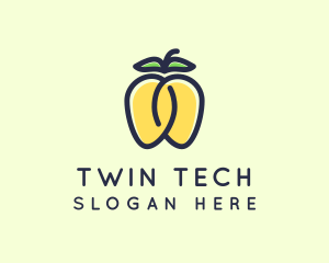 Twin Mango Fruit Pride logo design