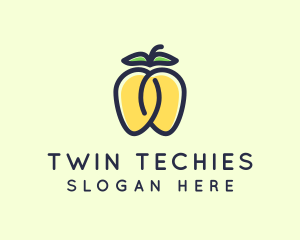 Twin Mango Fruit Pride logo design