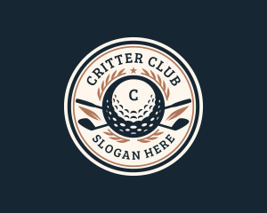 Golf Course Sports Tournament logo design