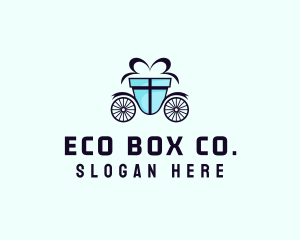 Gift Box Carriage  logo design