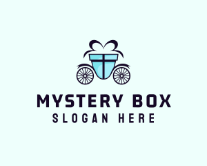 Gift Box Carriage  logo design