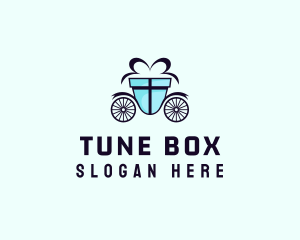 Gift Box Carriage  logo design