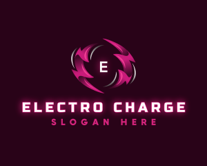 Electric Lightning Charge logo design