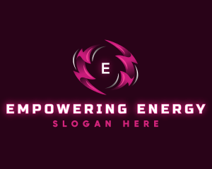 Electric Lightning Charge logo design