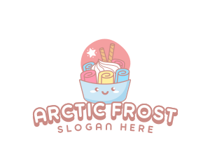 Ice Cream Dessert logo design