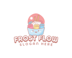 Ice Cream Dessert logo design