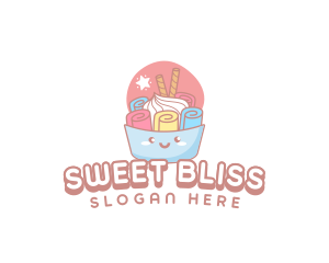 Ice Cream Dessert logo design