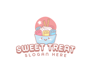 Ice Cream Dessert logo design