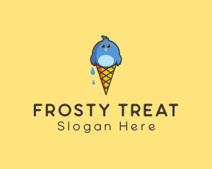 Ice Cream Bird  logo