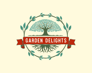 Natural Tree Garden logo design