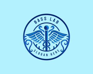 Caduceus Health Hospital logo design