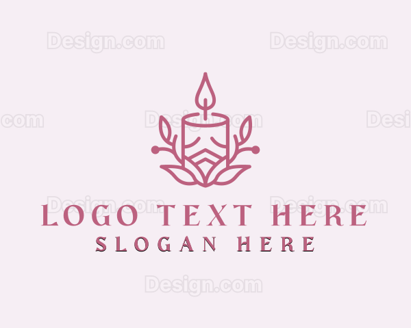 Candlelight Decor Candle Logo