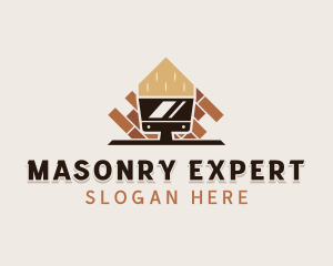 Masonry Concrete Scraper logo design