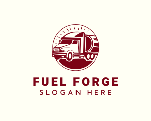 Oil Tanker Truck logo design