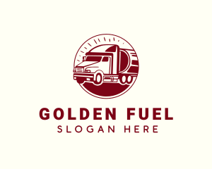 Oil Tanker Truck logo design