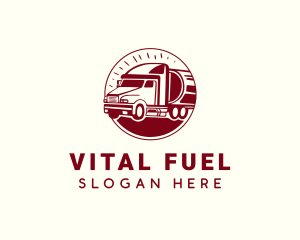 Oil Tanker Truck logo design