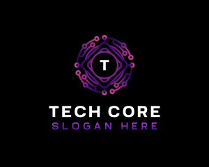 Cyber Tech Developer logo design