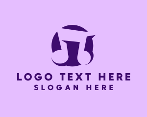 Purple Musical Note logo