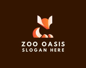 Wildlife Fox Zoo logo design