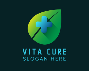 3D Pharmaceutical Leaf logo