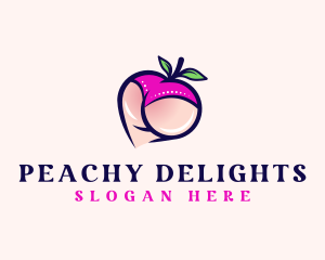 Erotic Fruit Lingerie logo design