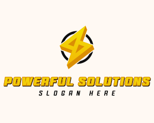 Lightning Bolt Electrical logo design