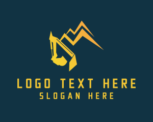 Construction Mountain Excavator logo