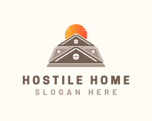 Subdivision Home Roof logo design