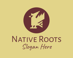 Traditional Ethnic Bird logo design