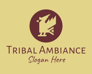 Traditional Ethnic Bird logo design