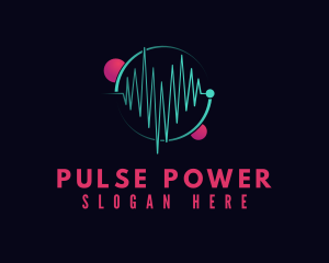 Corporate Soundwave Pulse logo design