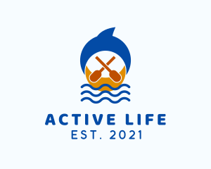 Ocean Rowing Adventure  logo design