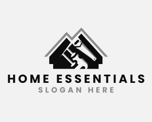 Home Construction Tools logo design