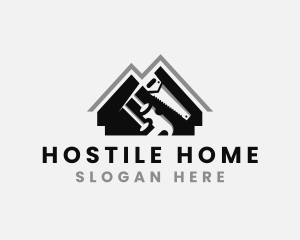 Home Construction Tools logo design