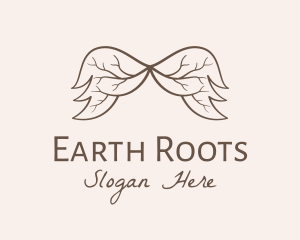 Organic Root Wing logo design