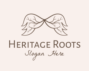 Organic Root Wing logo design