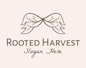 Organic Root Wing logo design