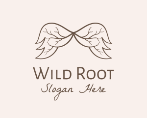 Organic Root Wing logo design