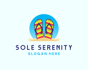 Beach Sandals Fashion logo