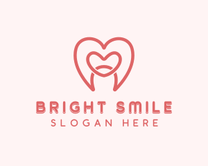 Heart Dental Tooth logo