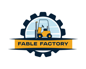 Forklift Cog Machinery logo design