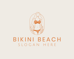 Bikini Lingerie Woman logo design