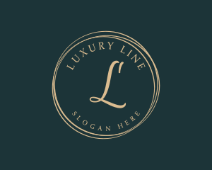 Luxurious Beauty Shop logo design