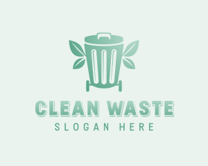 Compost Waste Bin logo design