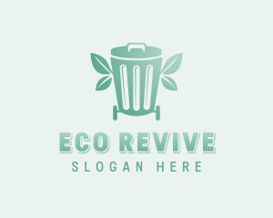 Compost Waste Bin logo design