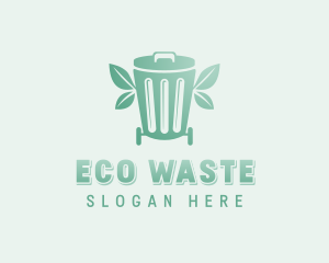 Compost Waste Bin logo design